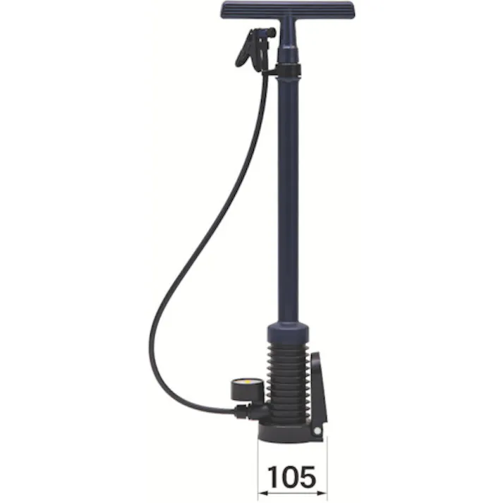 【CAINZ-DASH】フルプラ ダイヤポンプ空気入れ圧力計付きダークブルー 910-DB【別送品】