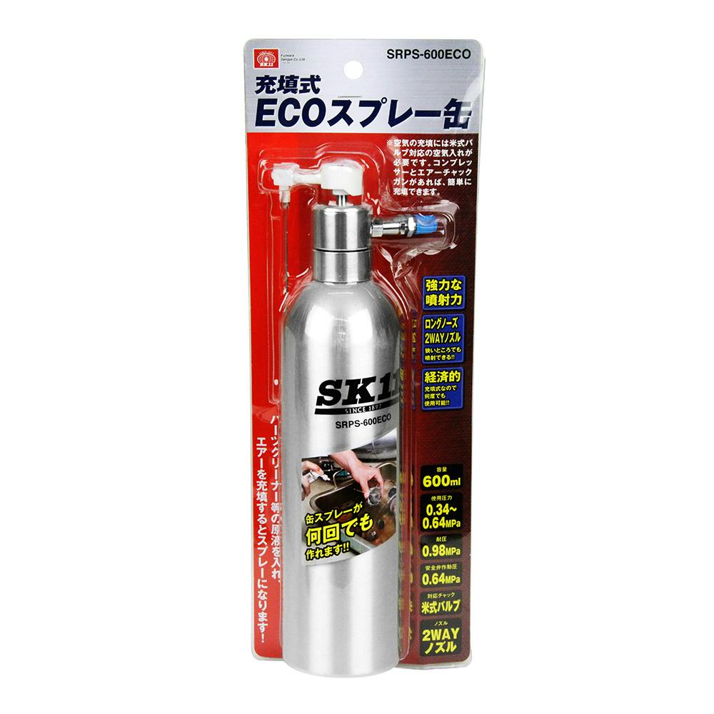 SK11 充填式ECOスプレー缶 SRPS-600ECO | 電動工具 通販