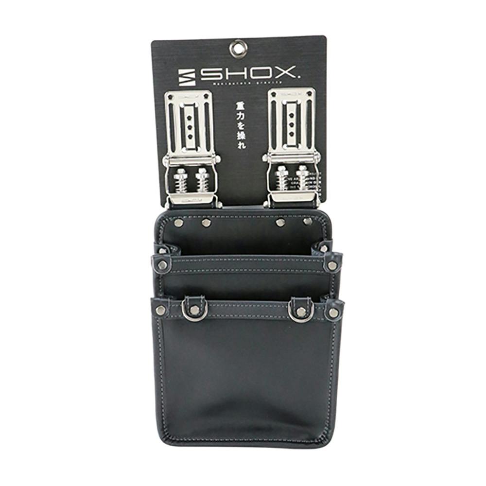 SHOX 薄型腰袋2段 M SHX-17