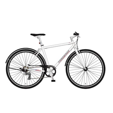 【自転車】《ホダカ》 マルキン フェスワーク 700C E 外装7段 ホワイト(販売終了)