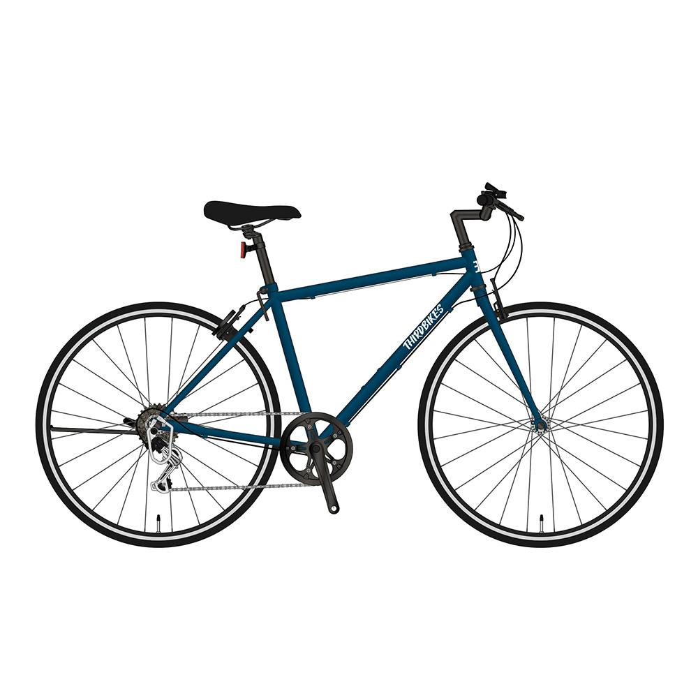 【自転車】《ホダカ》THIRDBIKES スーパーソニックSE 27型 外装6段 マットダークブルー
