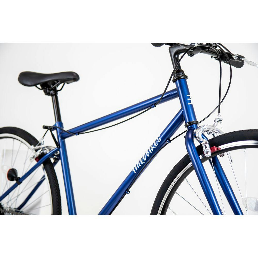 特価】クロスバイク ホダカ サードバイクス スーパーソニック シルバー