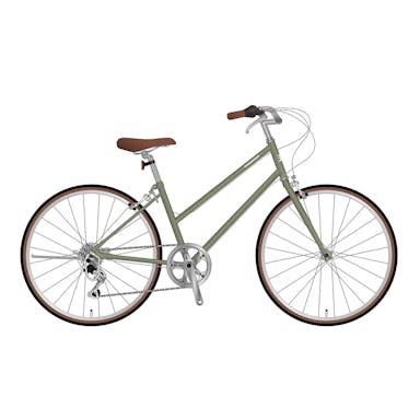 【自転車】《ホダカ》スーパーソニックST 27型 外装6段 マットグリーン