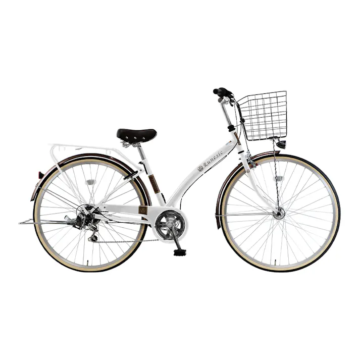 【自転車】マルクル MARCLE シティ車 ルネシック 27インチ 外装6段F ホワイト