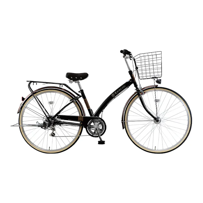 【自転車】マルクル MARCLE シティ車 ルネシック 27インチ 外装6段F ブラック