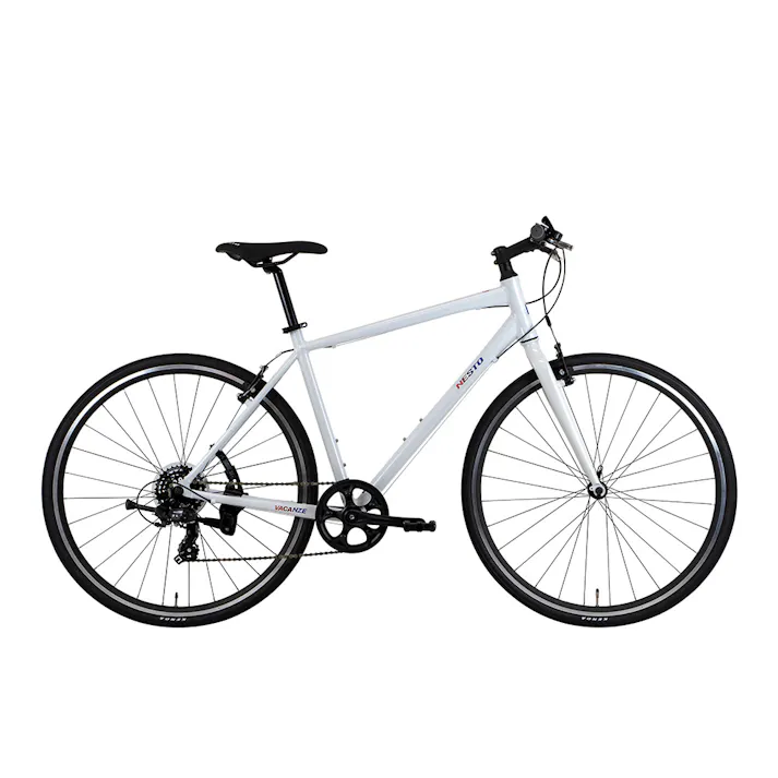 【自転車】NESTO クロスバイク VACANZE バカンゼ 2-F 外装7段 440mm 700C ホワイト