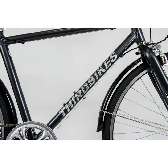 【自転車】THIRDBIKES フェスワーク FESWORK 700C 外装7段F ガンメタ