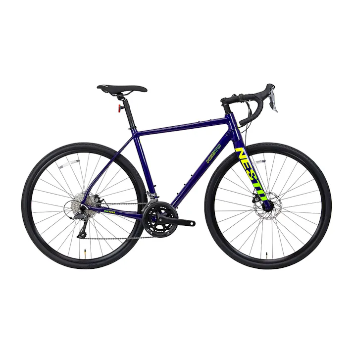 【自転車】NESTO ロードバイク ミクスチャーG MIXTURE 500mm 700C パープル