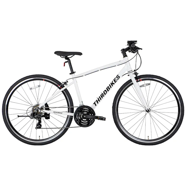 【自転車】THIRDBIKES クロスバイク フェスクロスG FESCROSS 700×32C ホワイト
