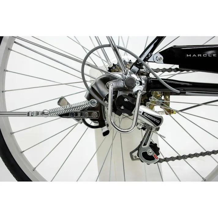 【自転車】マルクル MARCLE 軽快車 NICHIJO 26インチ 外装6段 ブラック