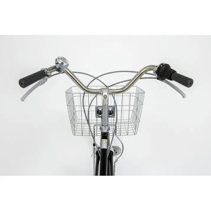 【自転車】マルクル MARCLE 軽快車 NICHIJO 27インチ 外装6段 ブラック