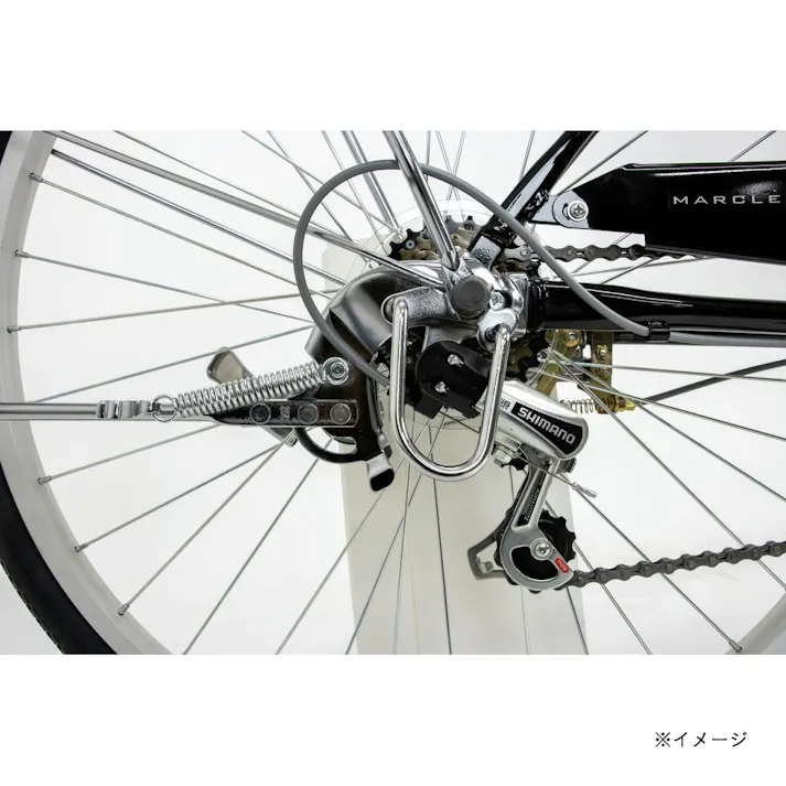 【自転車】マルクル MARCLE 軽快車 NICHIJO 27インチ 外装6段 シルバー