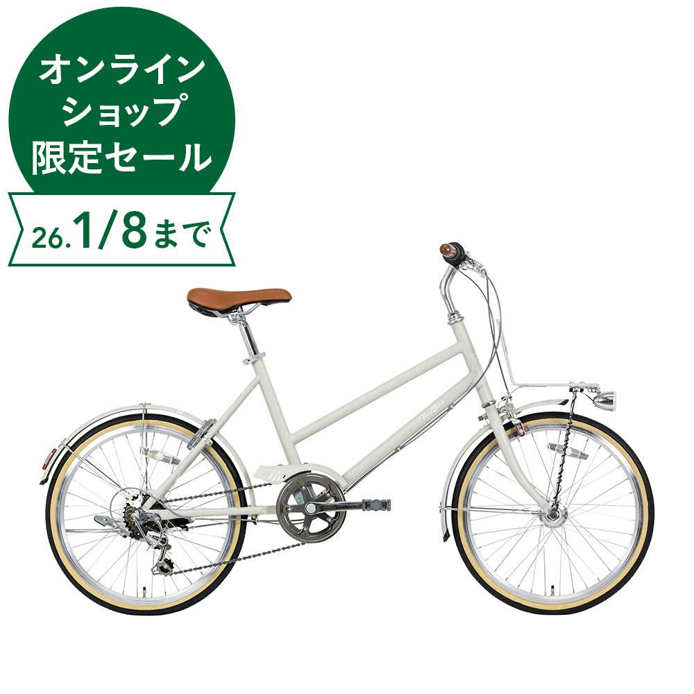 26年モデル クロスバイク THIRDBIKES SOON MINI スーンミニG 20インチ 外装6段 TB-25-007 マットフォーンベージュ