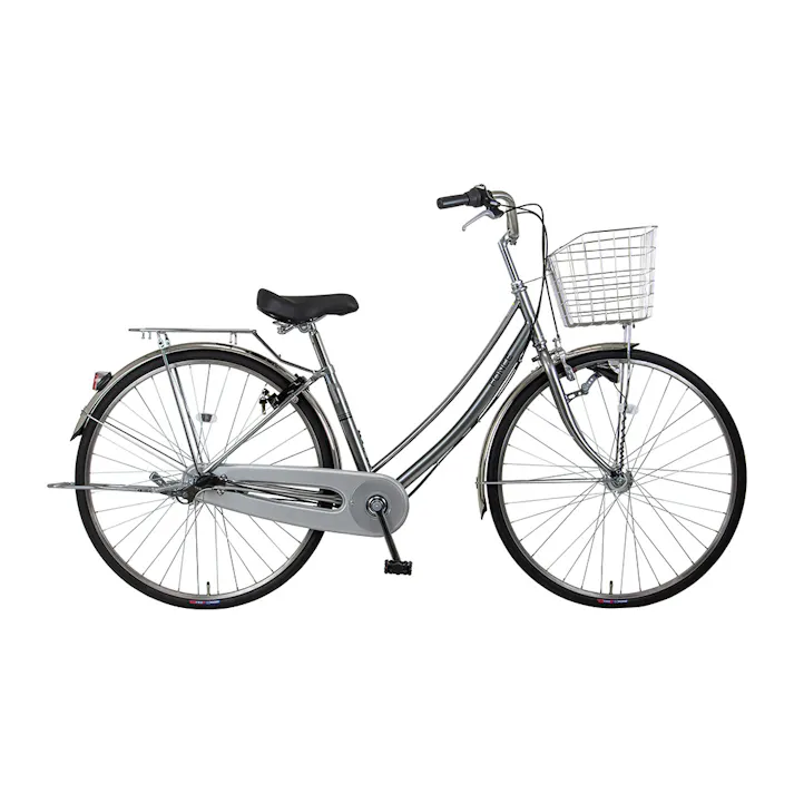 【自転車】25年モデル marukin自転車 軽快車フォンセ FONCE 27型 内装3段G シルバー