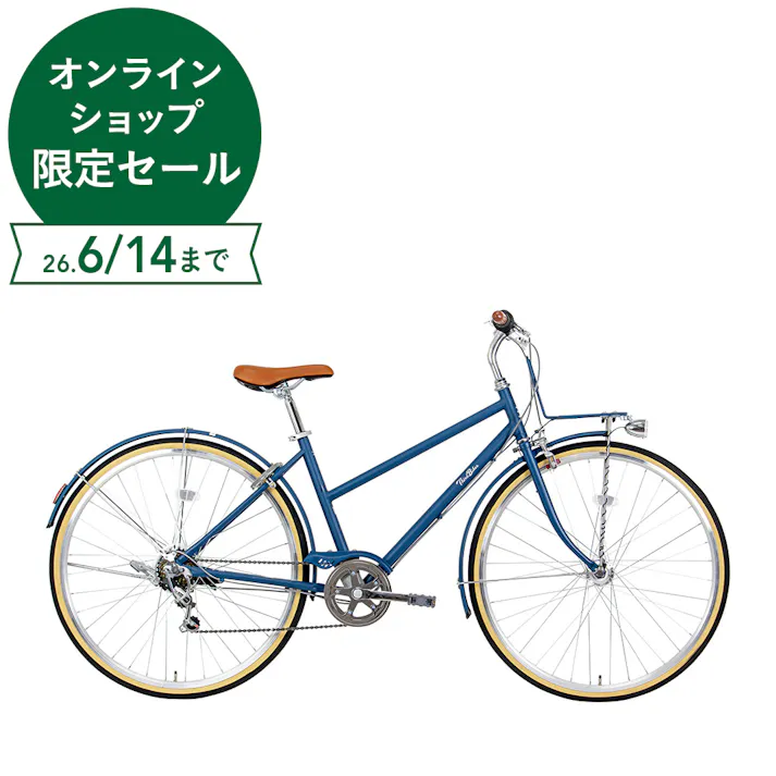 26年モデル クロスバイク THIRDBIKES SOON STG スーン STG 27インチ 外装6段 TB-25-006 マットインディゴブルー