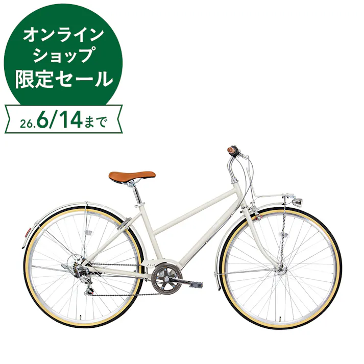 26年モデル クロスバイク THIRDBIKES SOON STG スーン STG 27インチ 外装6段 TB-25-006 マットフォーンベージュ