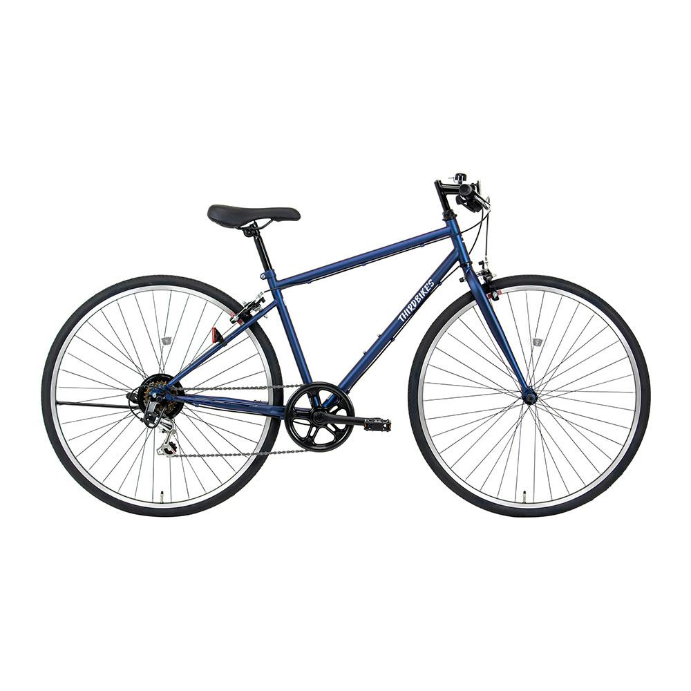 【自転車】THIRDBIKES クロスバイク スーパーソニックSE SUPERSONIC SE 27インチ 外装6段 マットダークブルー