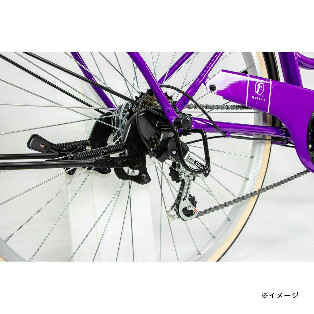 自転車】marukin自転車 軽快車 フロートミックス 26型 266G ベージュ
