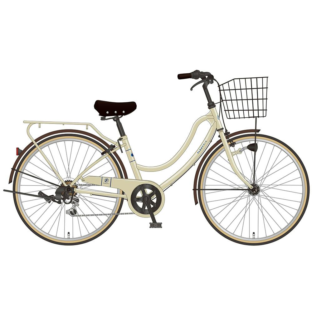 自転車】marukin自転車 軽快車 フロートミックス 26型 266G ベージュ