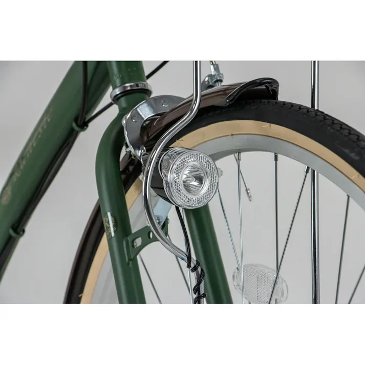 【自転車】26年モデル marukin自転車 シティ車 ルネシック 276H 27インチ 外装6段 ダークグリーン