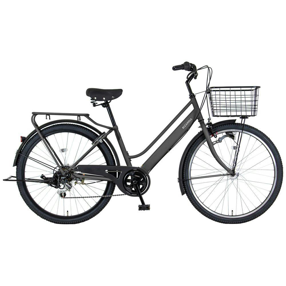 自転車】26年モデル 軽快車 ビザリア 26型 266H グレー | ファミリー