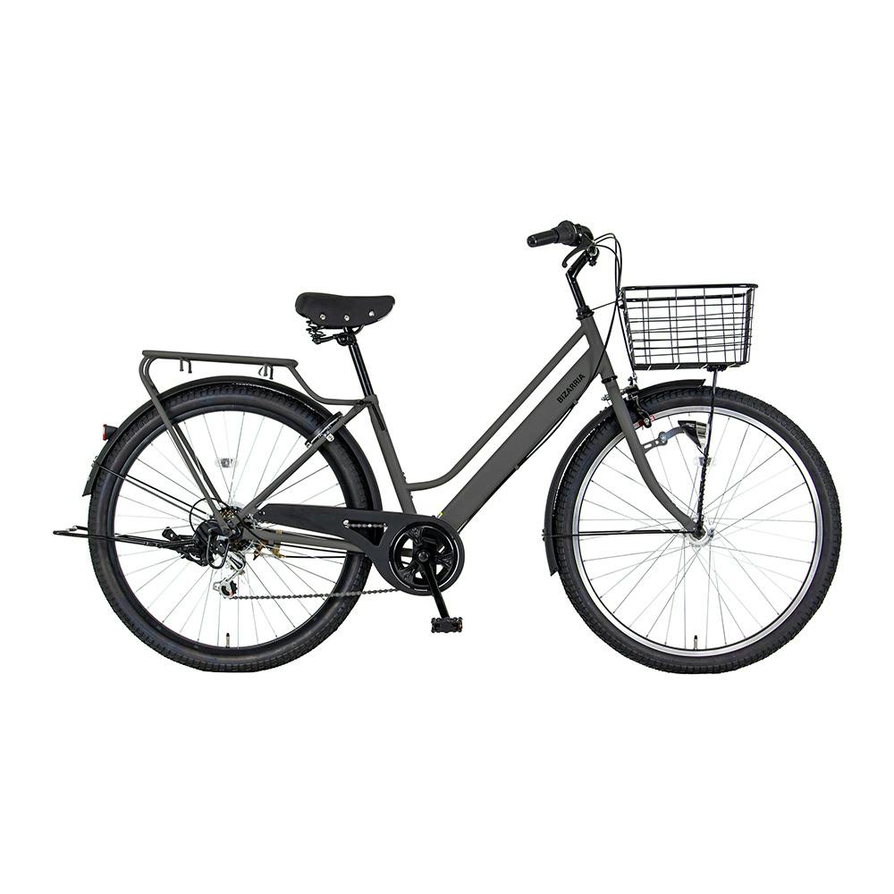 【自転車】marukin自転車 軽快車 ビザリア 276H 27インチ 外装6段 マットグレー