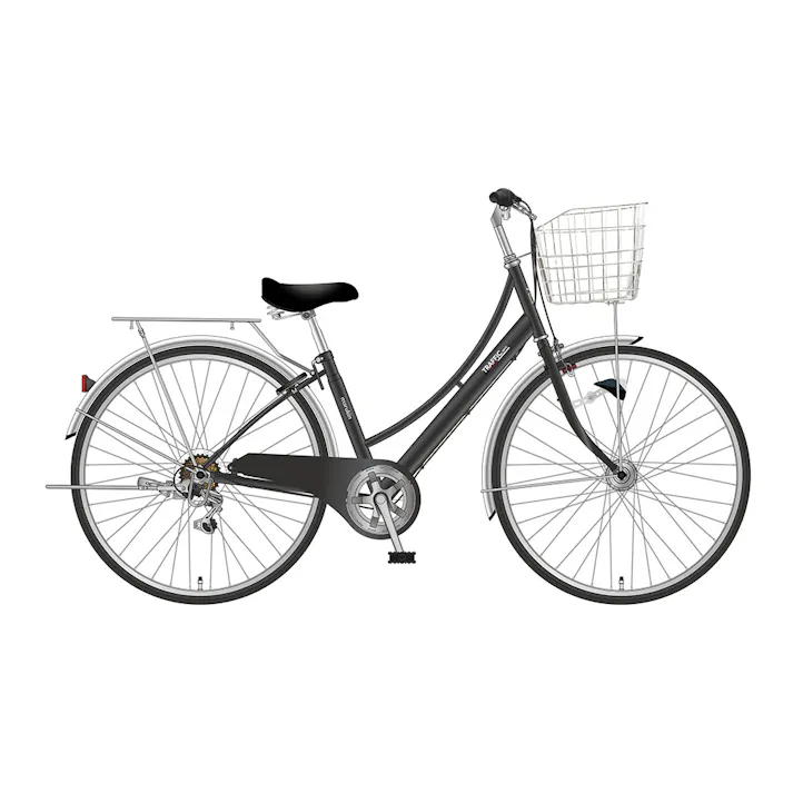 【自転車】marukin自転車 軽快車 トラフィックベンティ 29インチ 外装6段 マットガンメタル