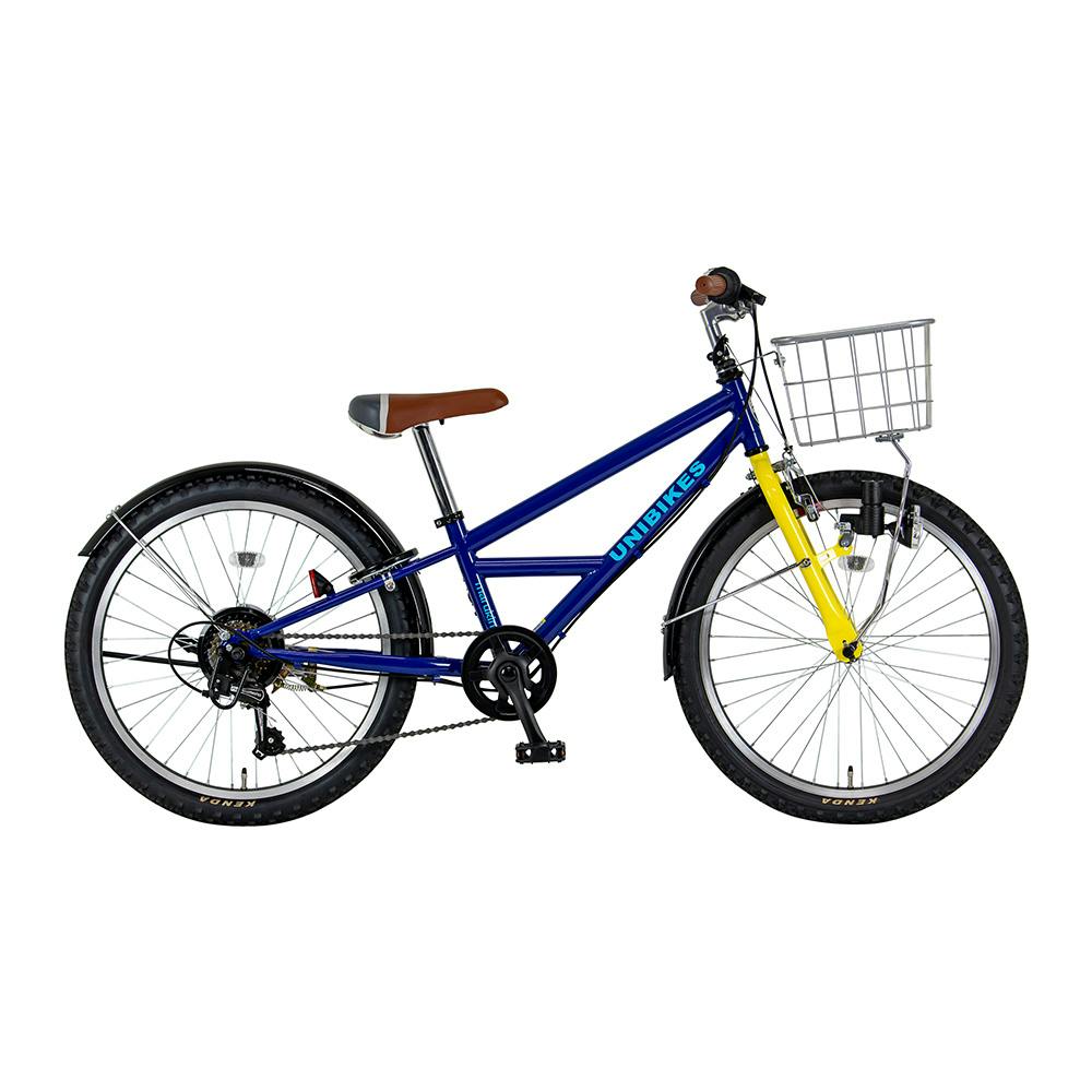 【自転車】marukin自転車 ジュニア ユニバイクス UNIBIKES 26インチ 外装6段 266H ネイビーブルー