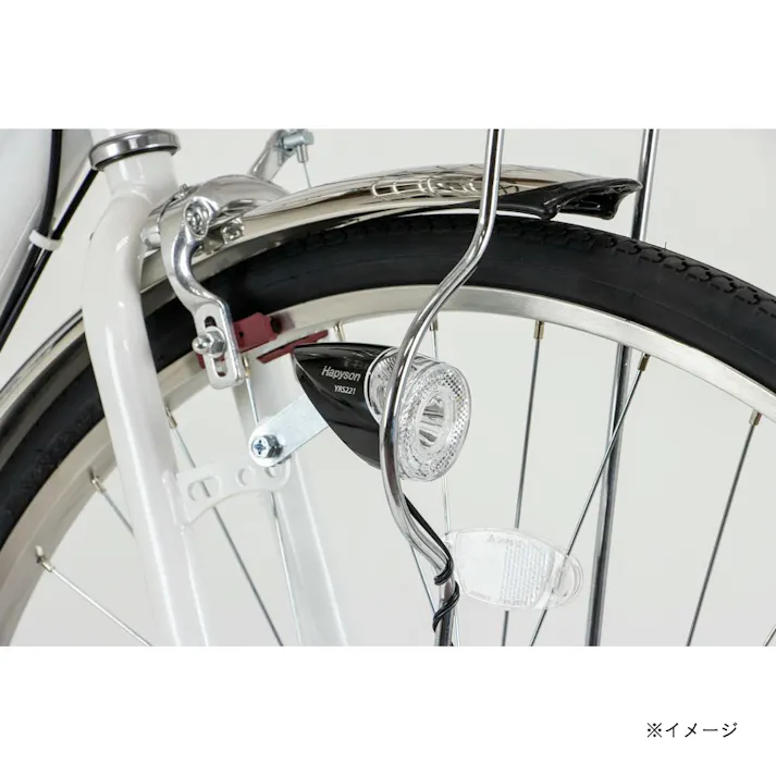 【自転車】26年モデル marukin自転車 軽快車 トラフィックホーム 263H 26インチ 内装3段 ホワイト