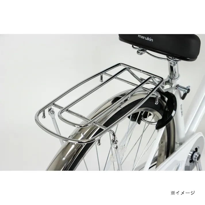 【自転車】26年モデル marukin自転車 軽快車 トラフィックホーム 263H 26インチ 内装3段 ホワイト