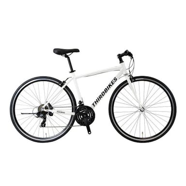 【自転車】《ホダカ》サードバイクス 700×28Cクロスバイク フェスクロス 外装21段 ホワイト(販売終了)