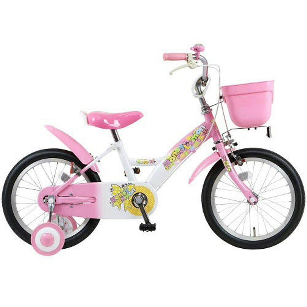 自転車】《ホダカ》幼児車 16インチ ハニーレモン ピンク | 子供用