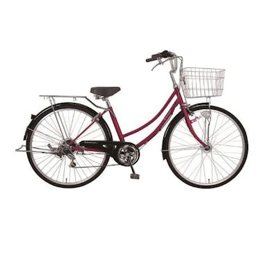 【自転車】《ホダカ》26型軽快車 リブレットホーム 外装6段HD レッド(販売終了)