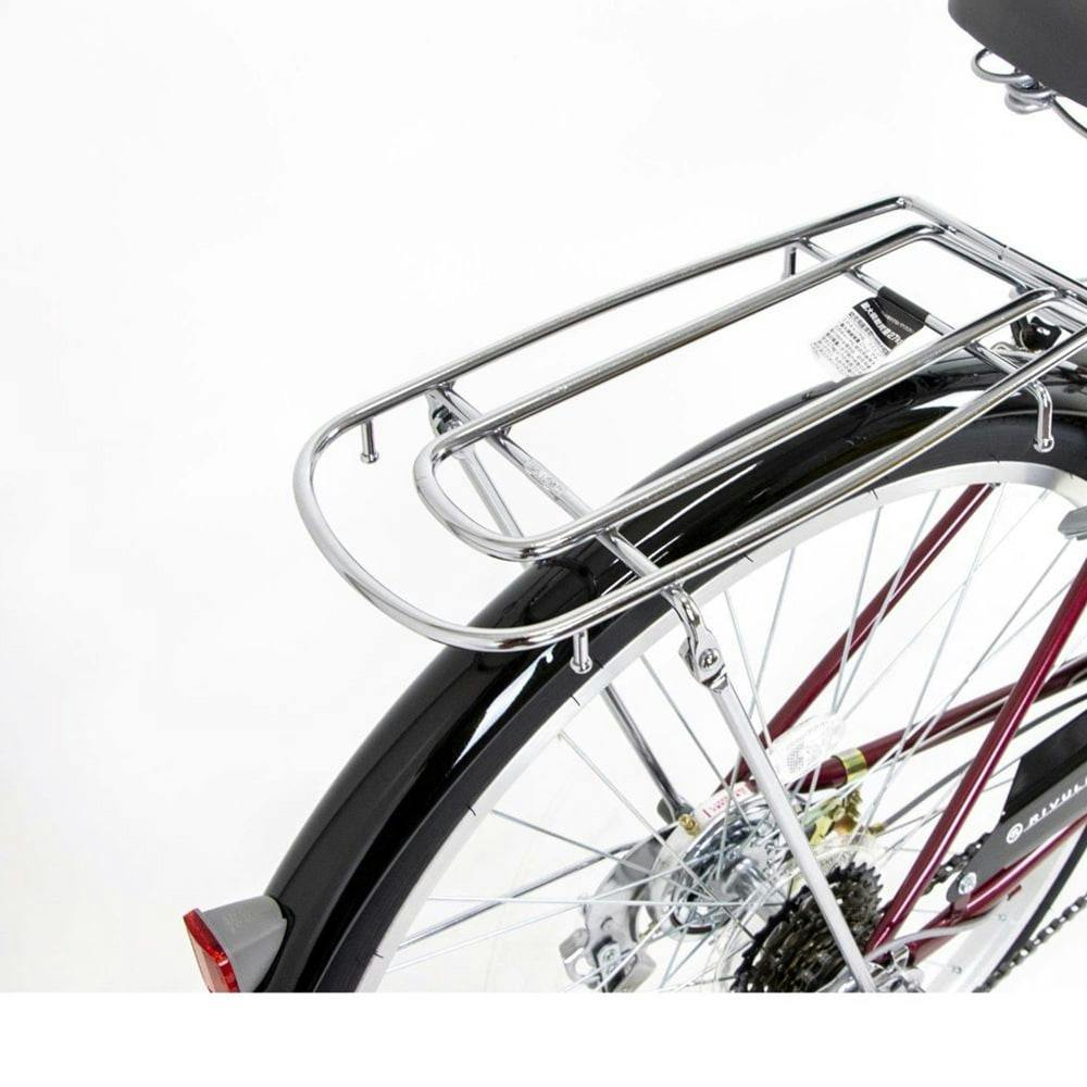 自転車】《ホダカ》26型軽快車 リブレットホーム 外装6段HD レッド 