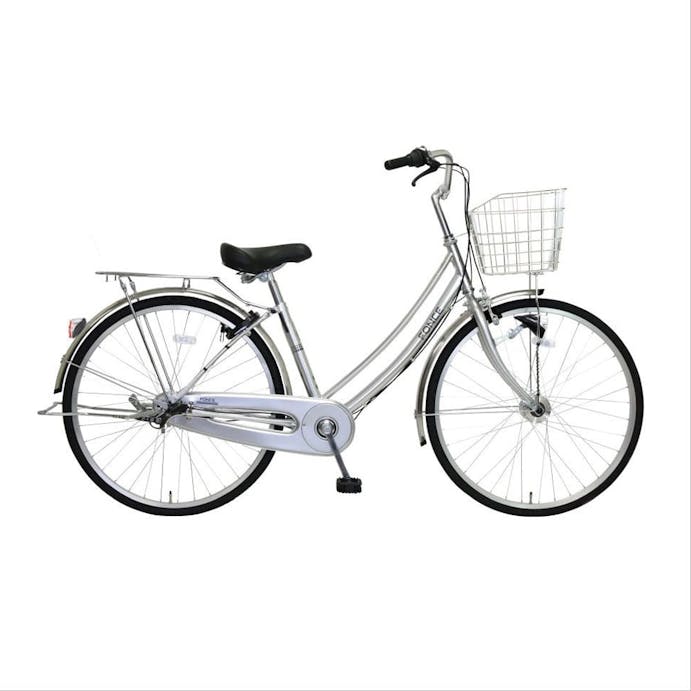 【自転車】《マルキン自転車》26型軽快車 フォンセ 内装3段 シルバー(販売終了)