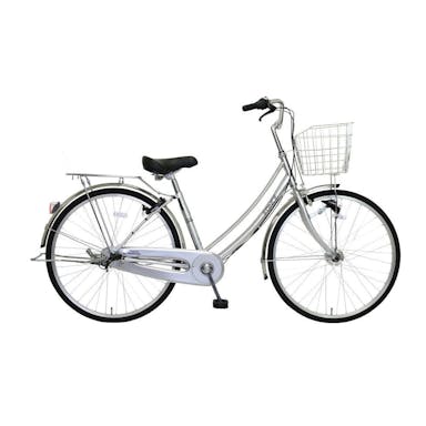 【自転車】《マルキン自転車》27型軽快車 フォンセ 内装3段 シルバー(販売終了)