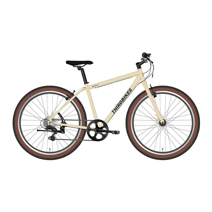 【自転車】THIRDBIKES クロス フェスリゾート 27.5型 7段 ベージュ