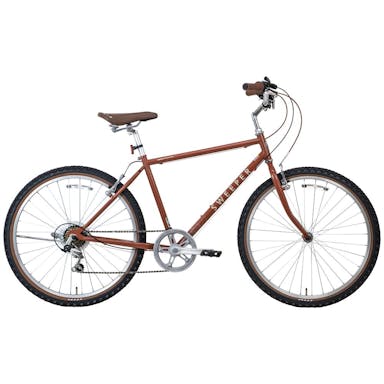【自転車】《ホダカ》クロス スイーパー 26型 外装6段 オレンジ