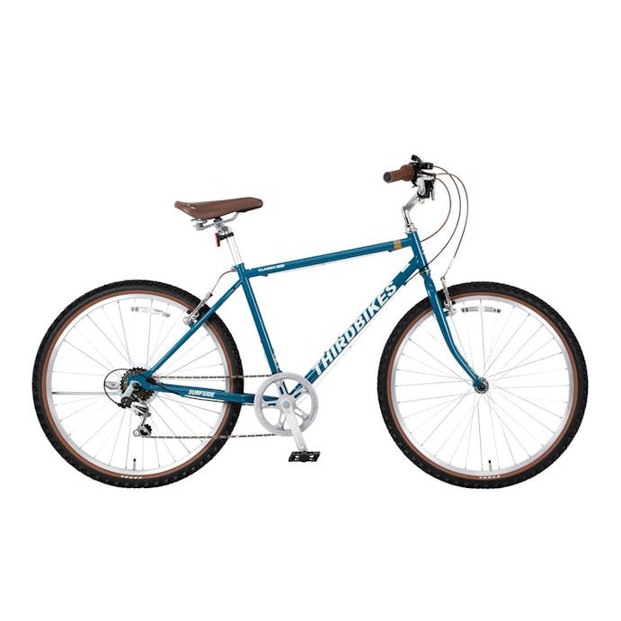 【自転車】《ホダカ》 THIRDBIKES サーフサイド 26インチ 外装6段変速 マットグレイッシュブルー