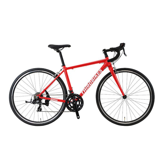 【自転車】《ホダカ》サードバイクス アルミフェスロード 700C 外装14段 レッド