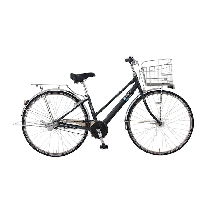 【自転車】《ホダカ》 スワンキーベルトシティE 27インチ 内装3段 パールブラック
