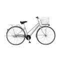 【自転車】《ホダカ》 スワンキーベルトシティE 27インチ 内装3段 シルバー