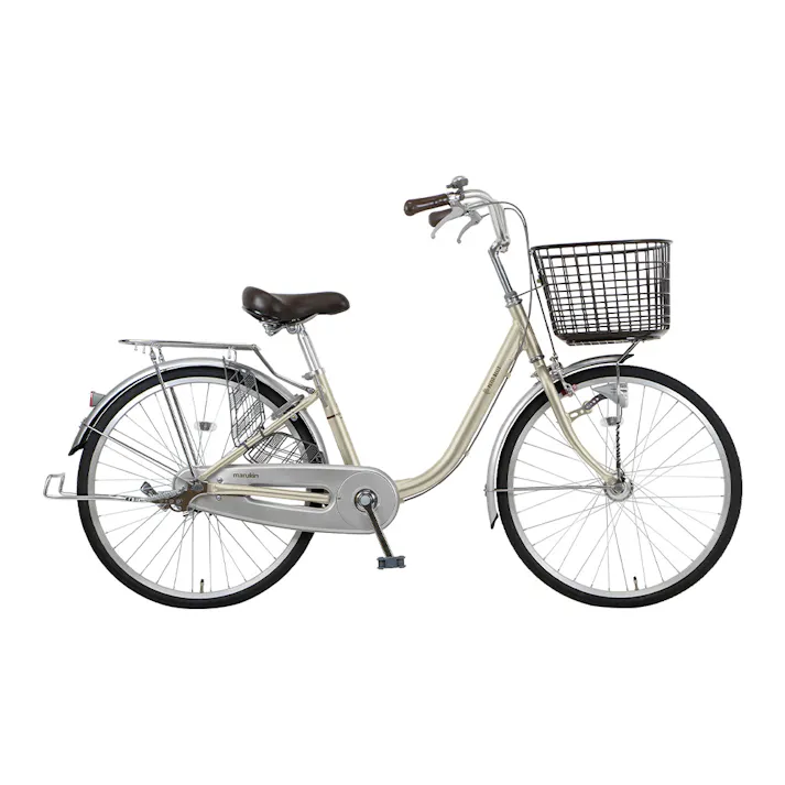 【自転車】軽快車 プチベルE シングル 24型 ゴールド