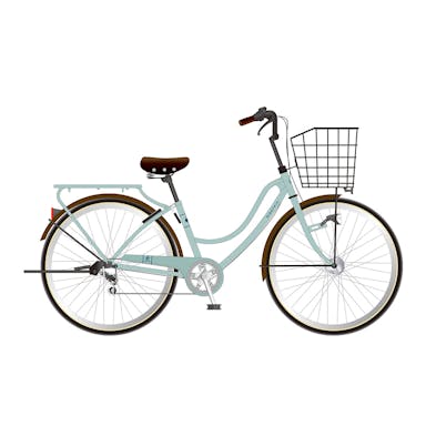 【自転車】《ホダカ》マルキン フロートミックス 26型 外装6段E ライトブルー