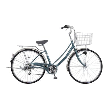 【自転車】《マルクル》軽快車 リブレットホームEX 26インチ 外装6段E ブルー