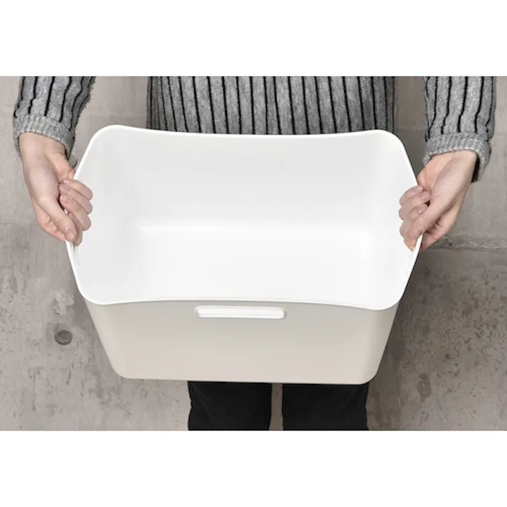 【CAINZ-DASH】ヒマラヤ化学工業所 1388 やわらかBOX/ワイド浅型 ダークグレー 364×259×120 138853【別送品】