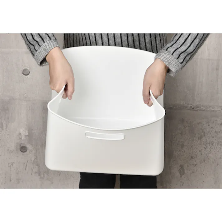 【CAINZ-DASH】ヒマラヤ化学工業所 1389 やわらかBOX/ワイド深型 ホワイト 364×259×245 138976【別送品】