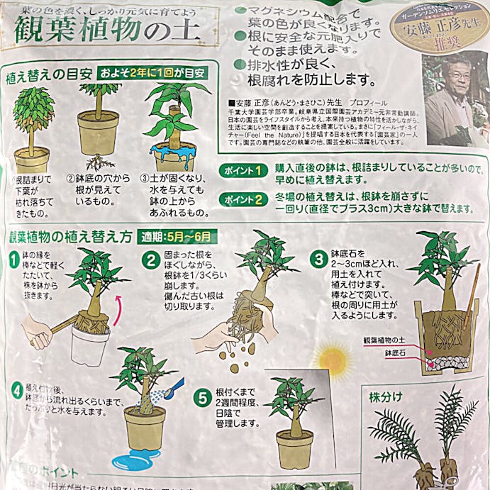 花ごころ 観葉植物の土5L(販売終了)