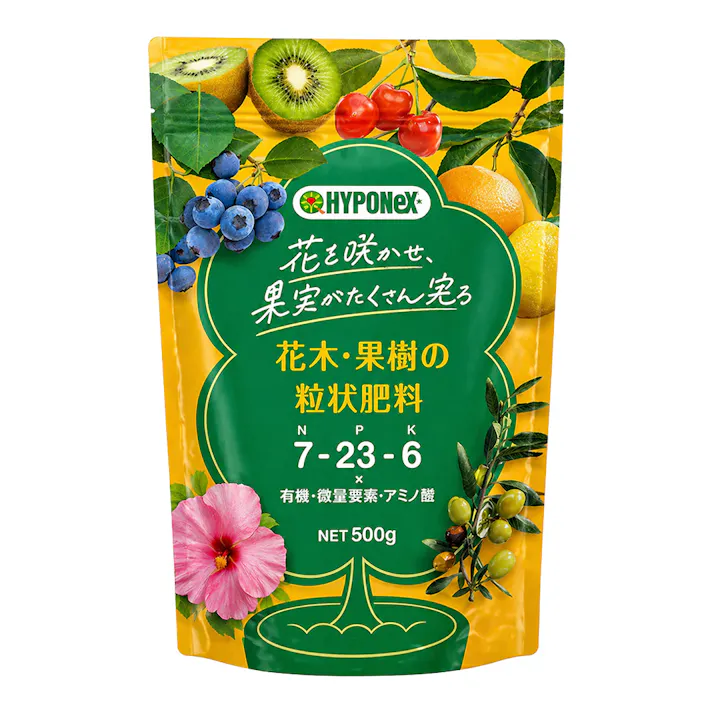花木・果樹の粒状肥料 500g
