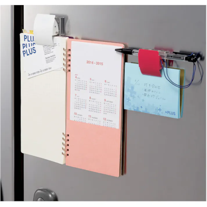 【CAINZ-DASH】プラス 80413)マグネットクリップ CP-040MCR M ホワイト CP-040MCR M WH【別送品】